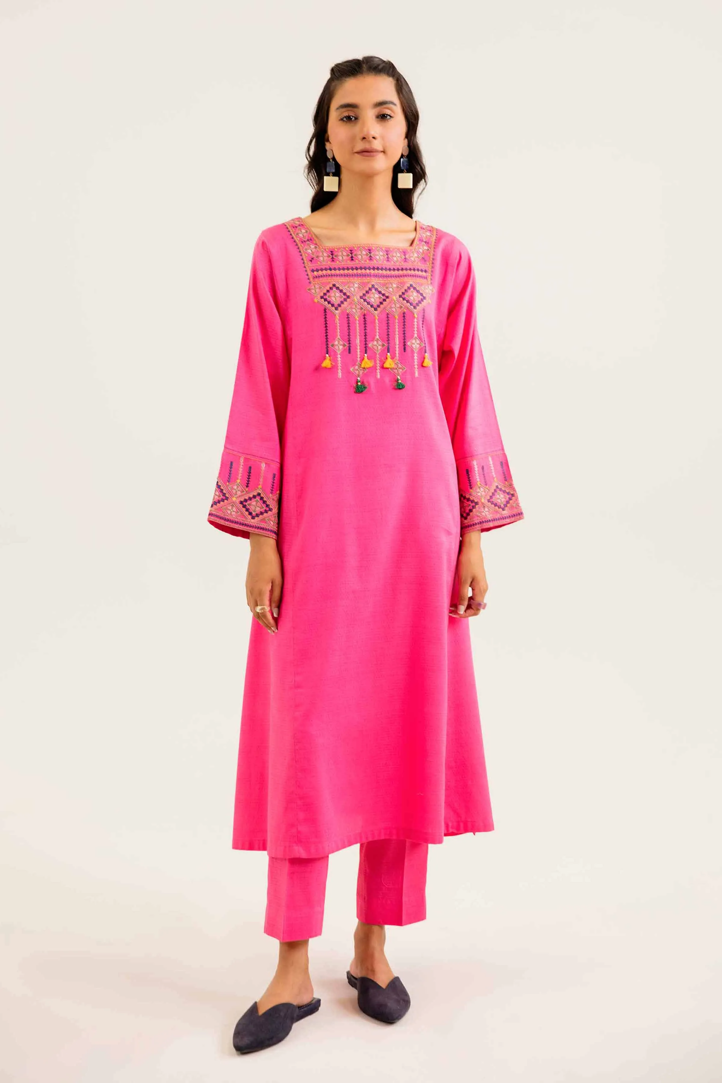 2 Piece - Embroidered Suit - PW24-264