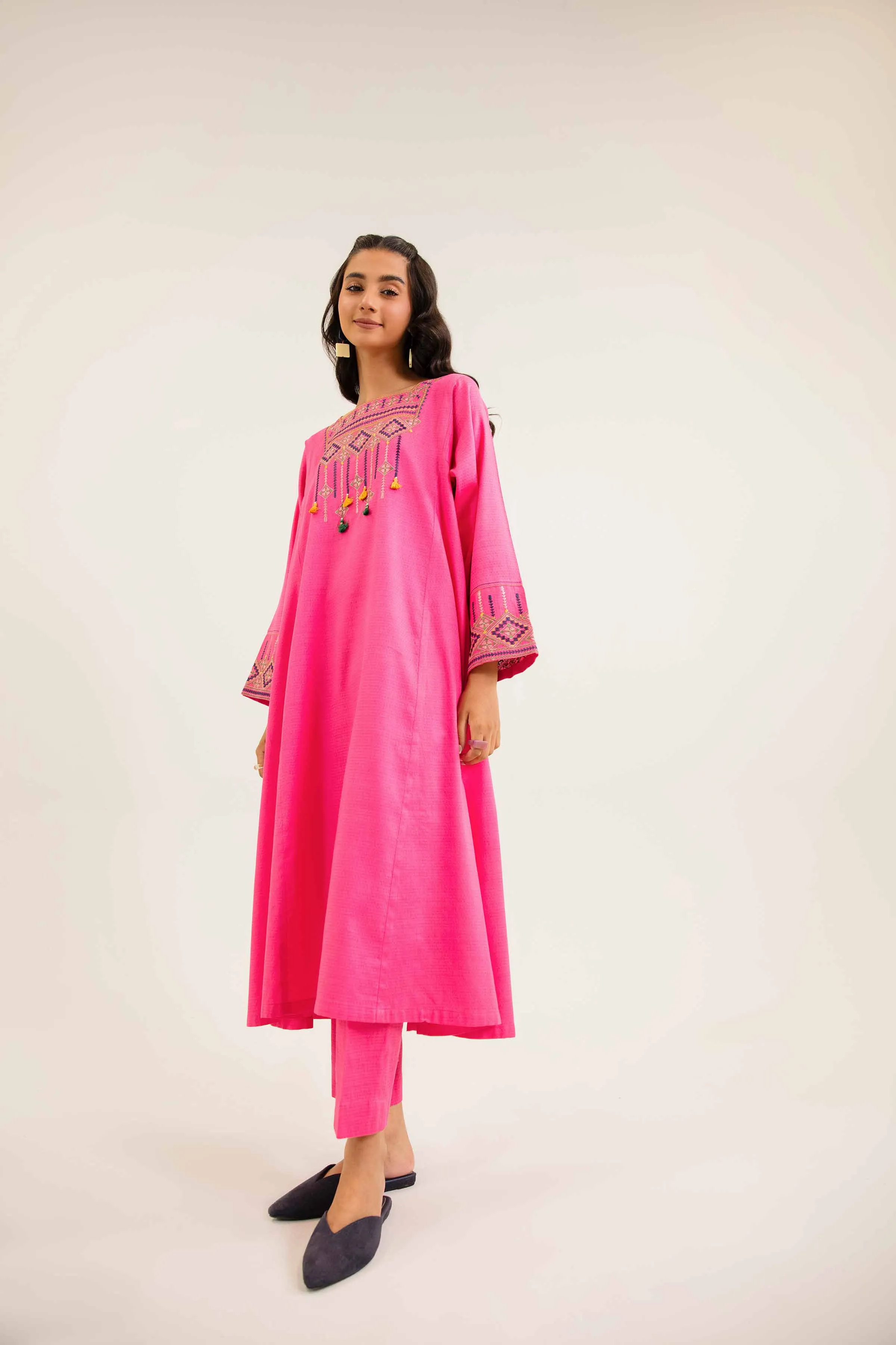 2 Piece - Embroidered Suit - PW24-264