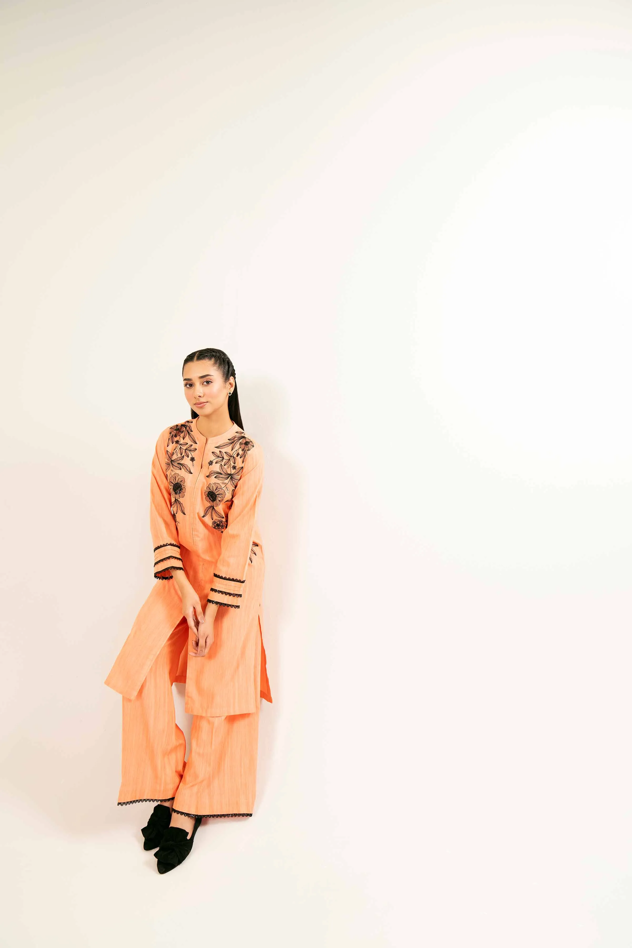2 Piece - Embroidered Suit - PW24-361