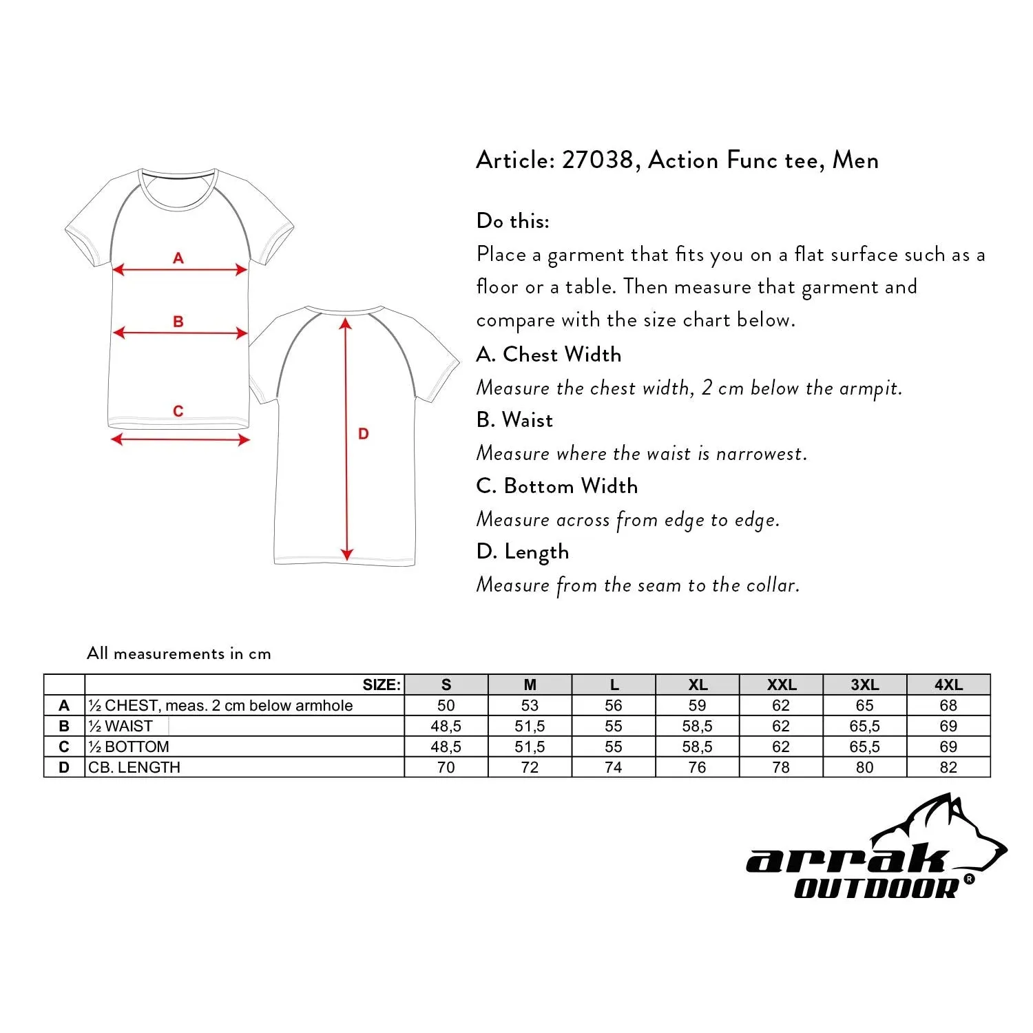 Action Training Short Sleeve Top Men (Black-Mélange)