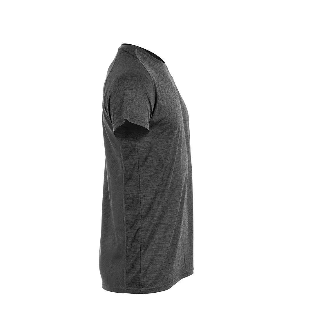 Action Training Short Sleeve Top Men (Black-Mélange)