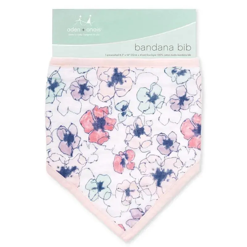Aden   Anais Classic Bandana Bib, Trail Blooms