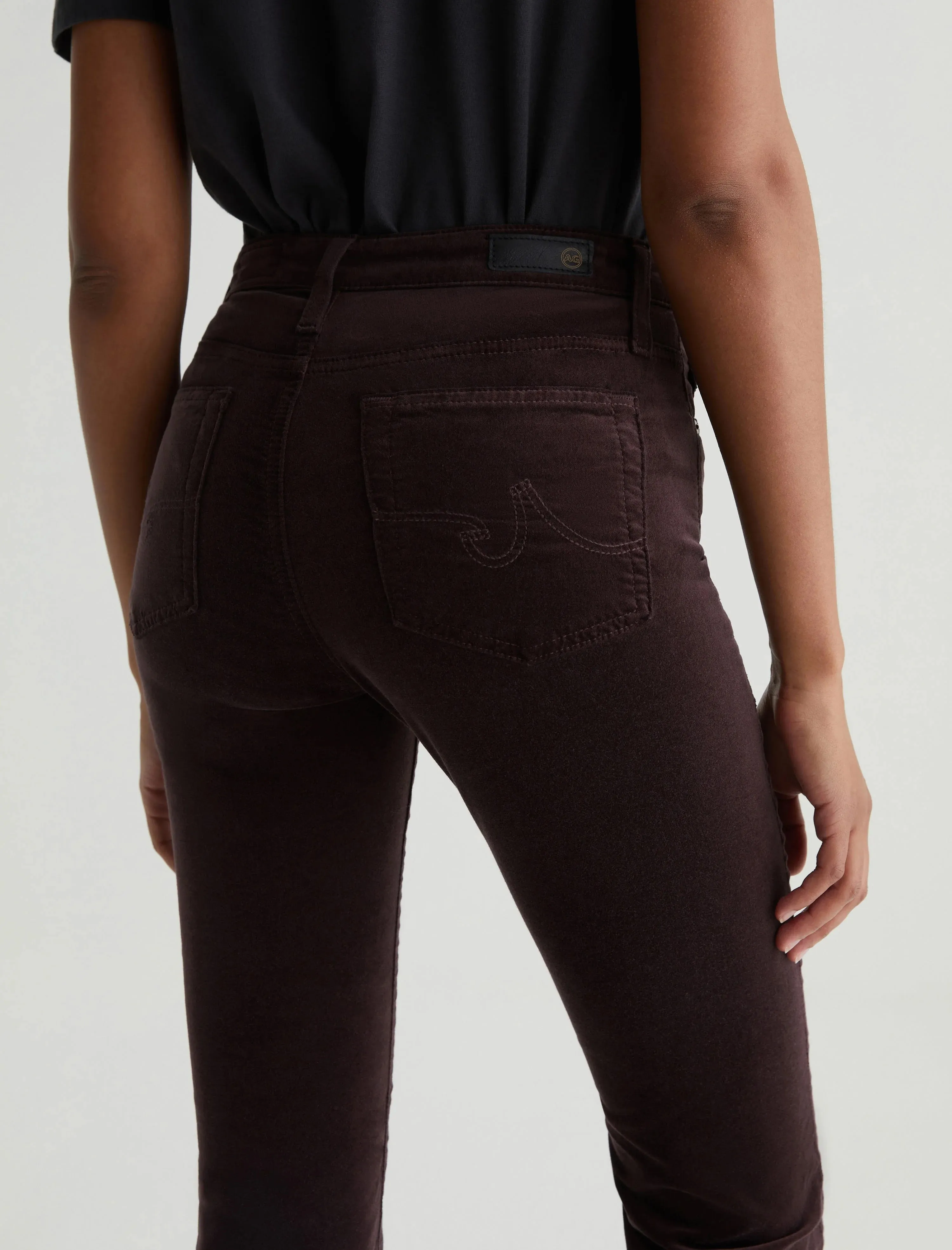 AG Jeans Farrah Boot Velvet - Amaretto Noir