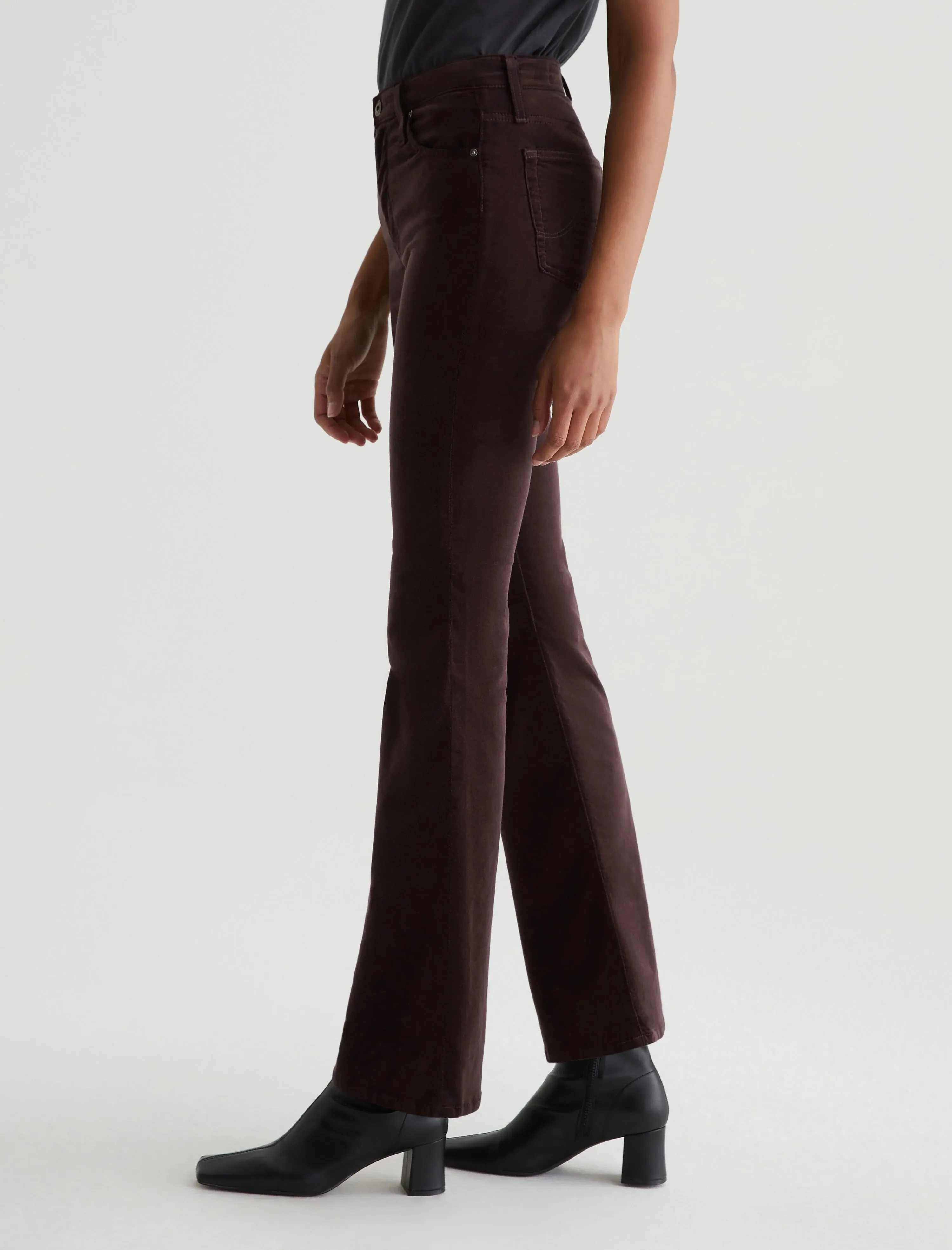 AG Jeans Farrah Boot Velvet - Amaretto Noir