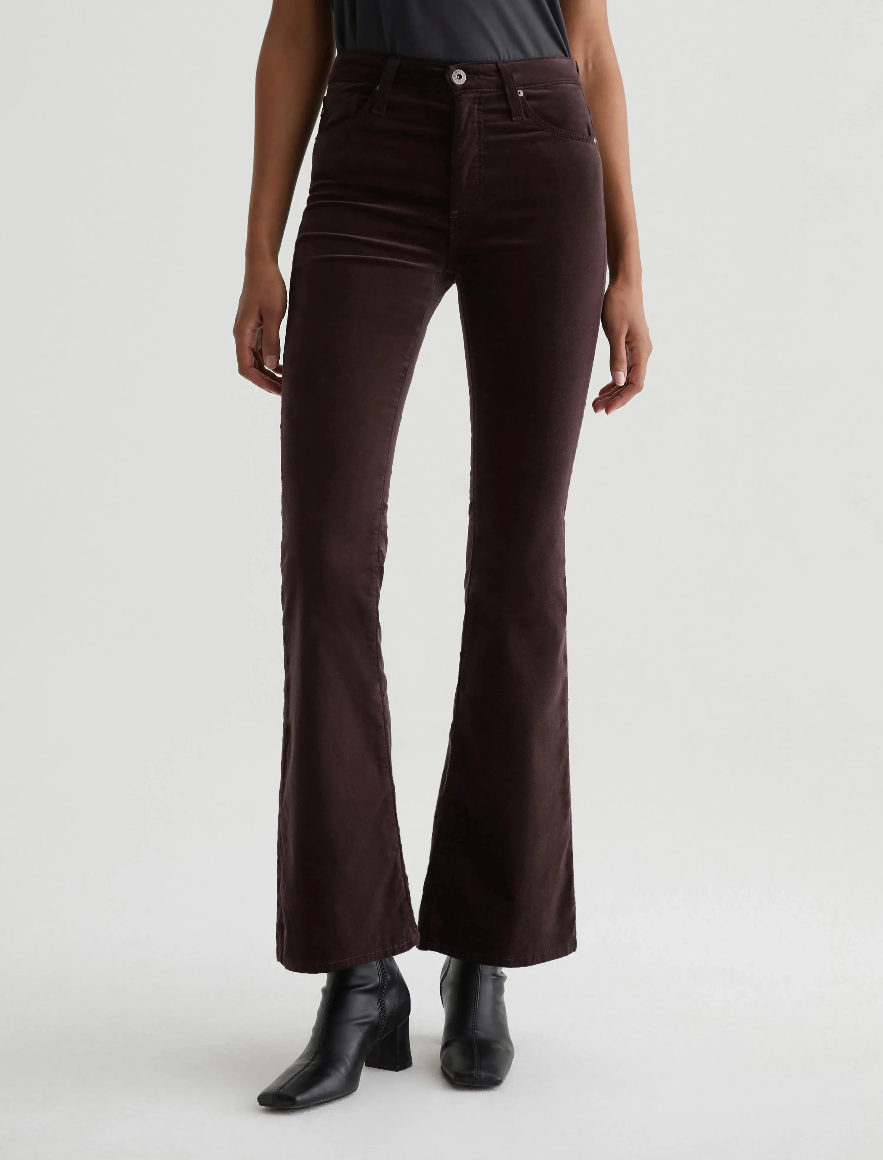 AG Jeans Farrah Boot Velvet - Amaretto Noir