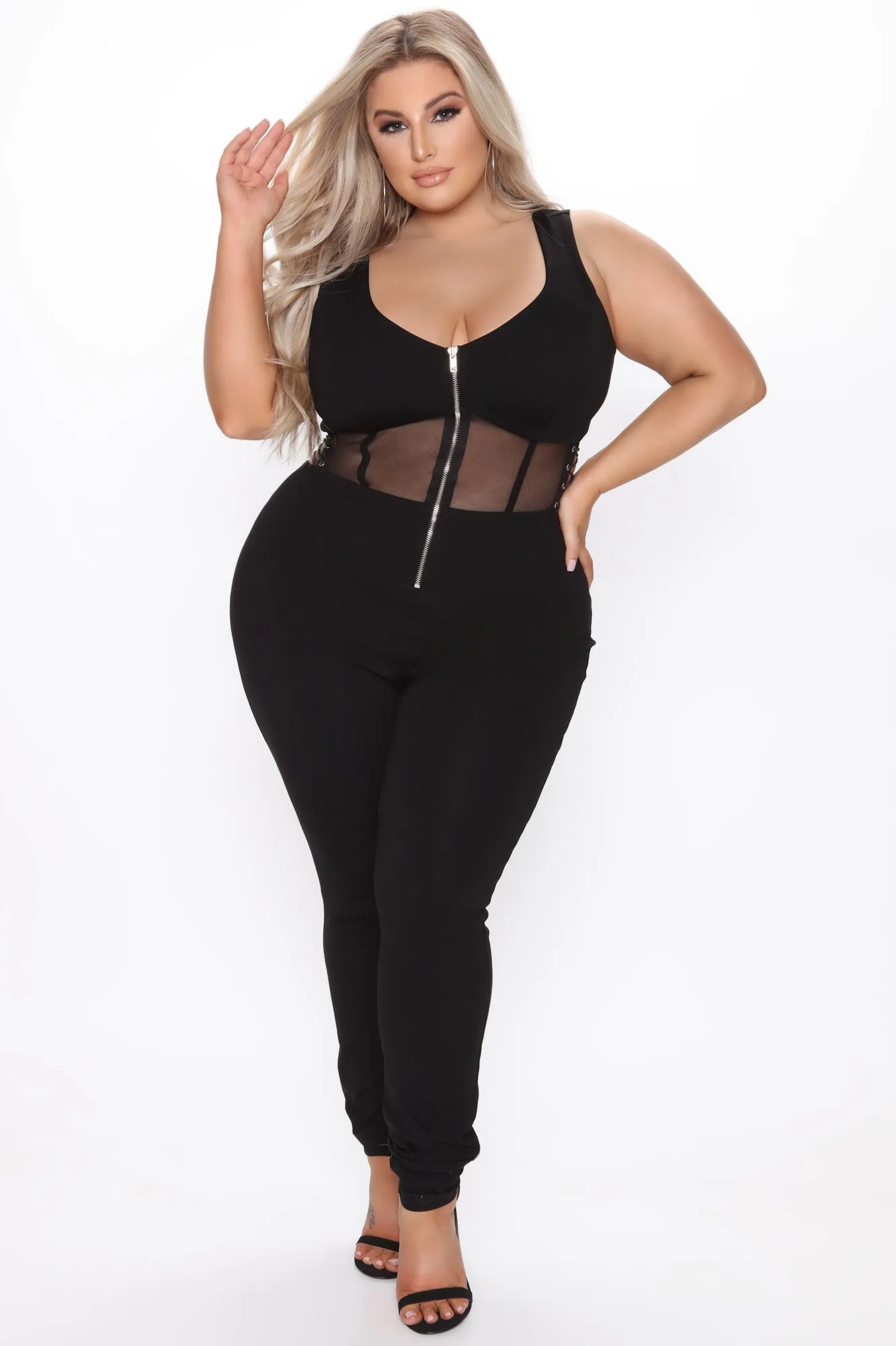 Always On Guard Jumpsuit - Black