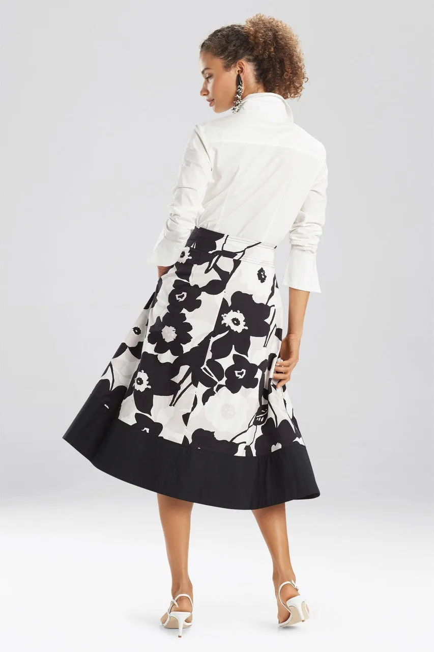 Anemone Garden Button Down Skirt