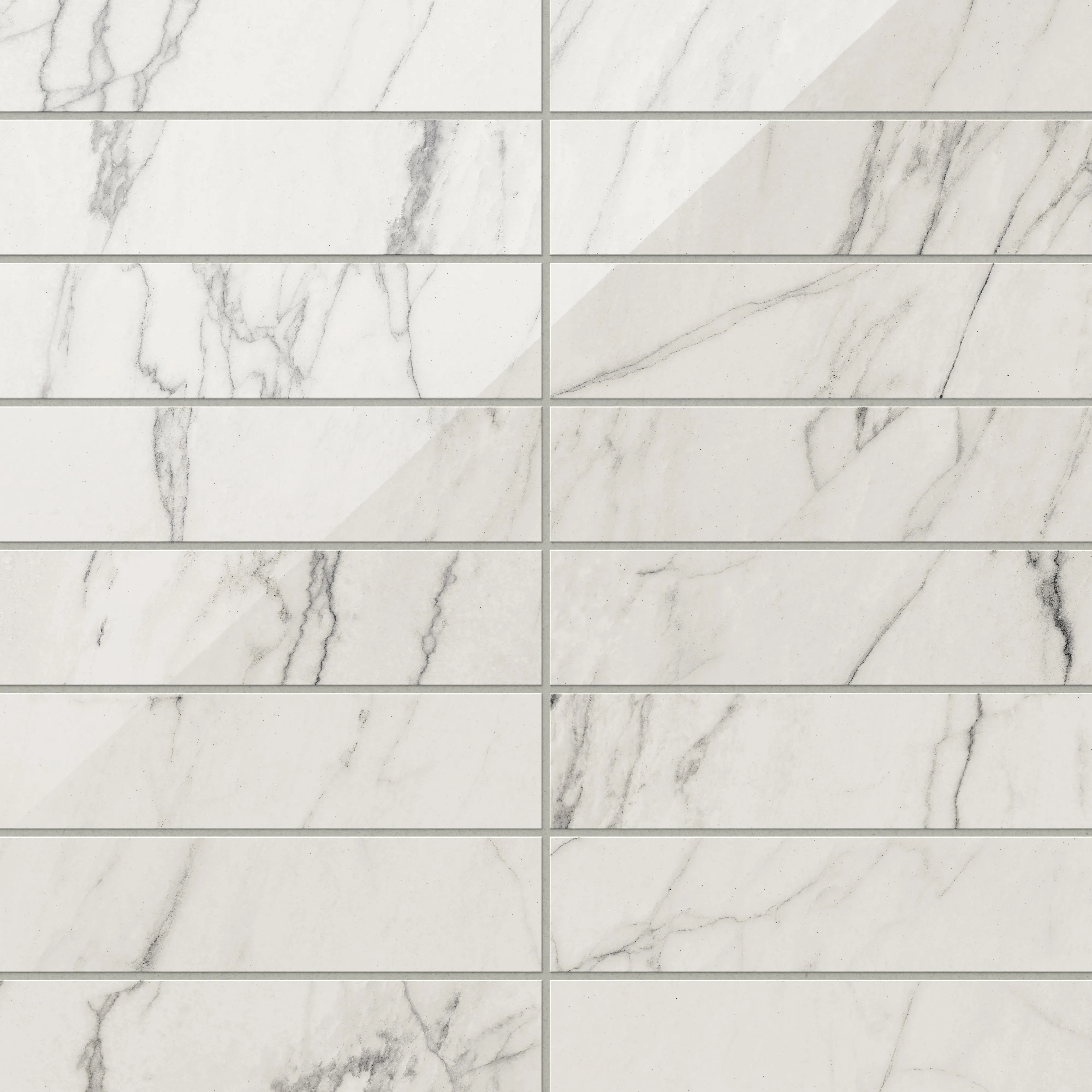 Aniston 3x12 Polished Porcelain Tile in Calacatta Quarzite