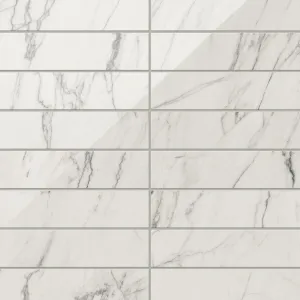 Aniston 3x12 Polished Porcelain Tile in Calacatta Quarzite