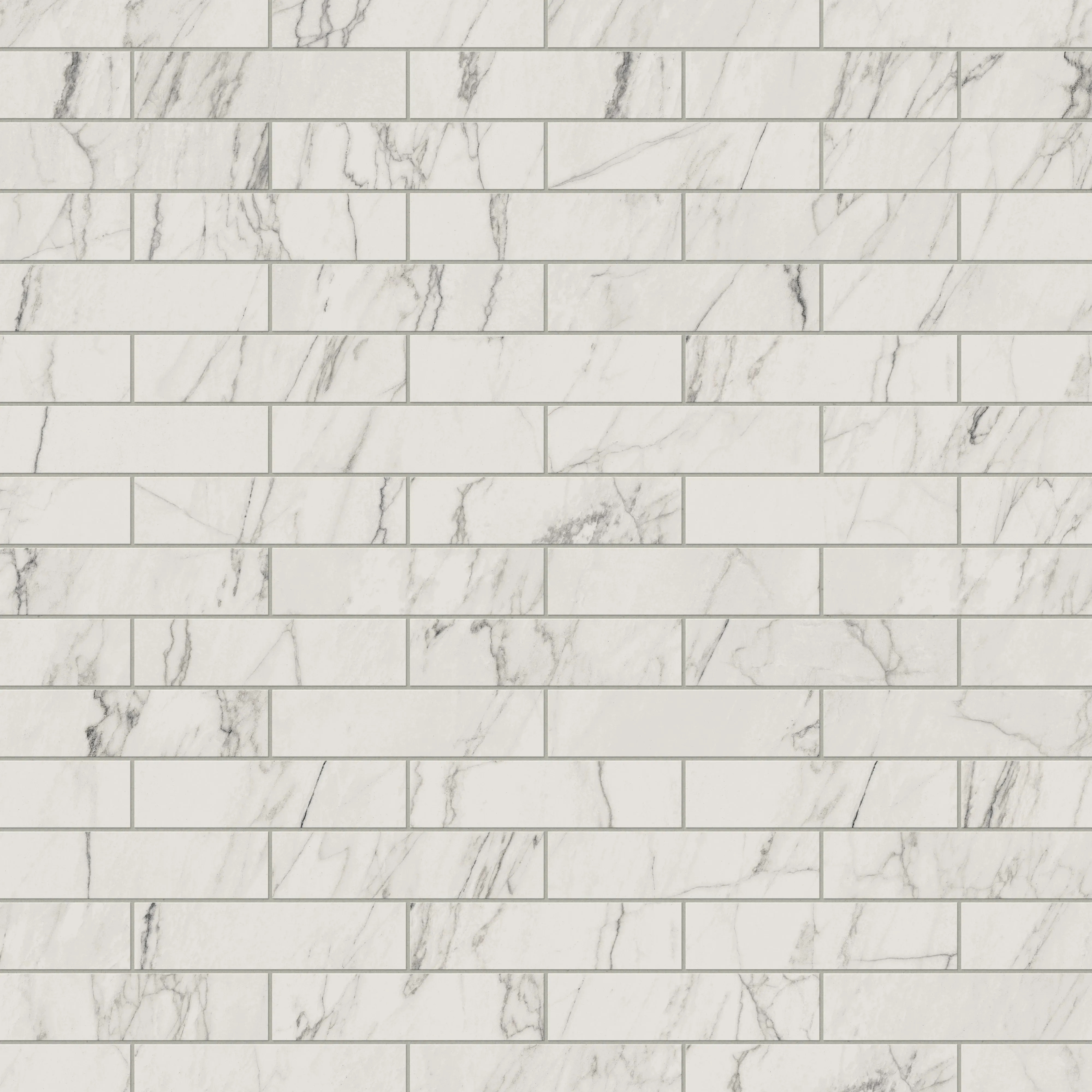 Aniston 3x12 Polished Porcelain Tile in Calacatta Quarzite