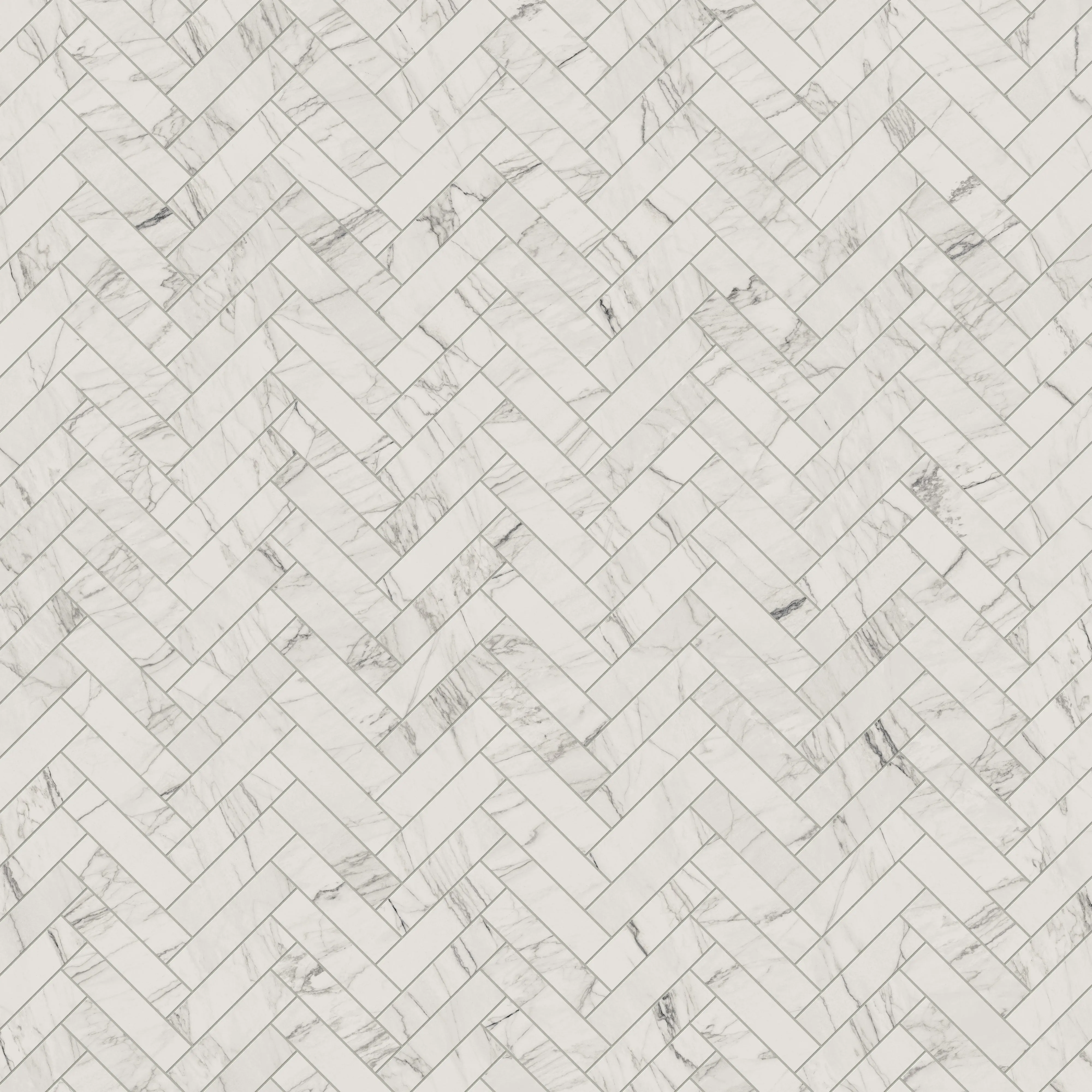 Aniston 3x12 Polished Porcelain Tile in Calacatta Quarzite