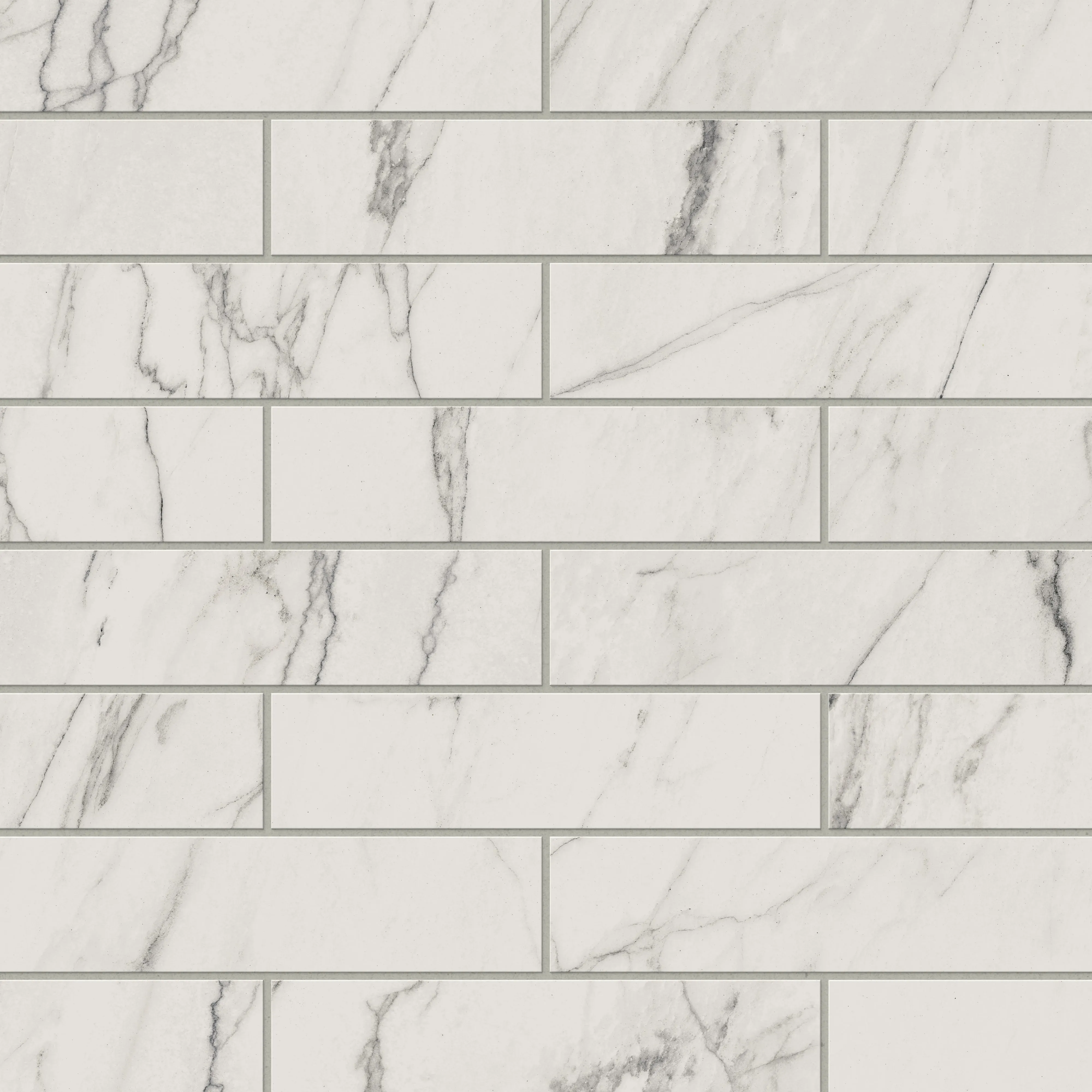 Aniston 3x12 Polished Porcelain Tile in Calacatta Quarzite