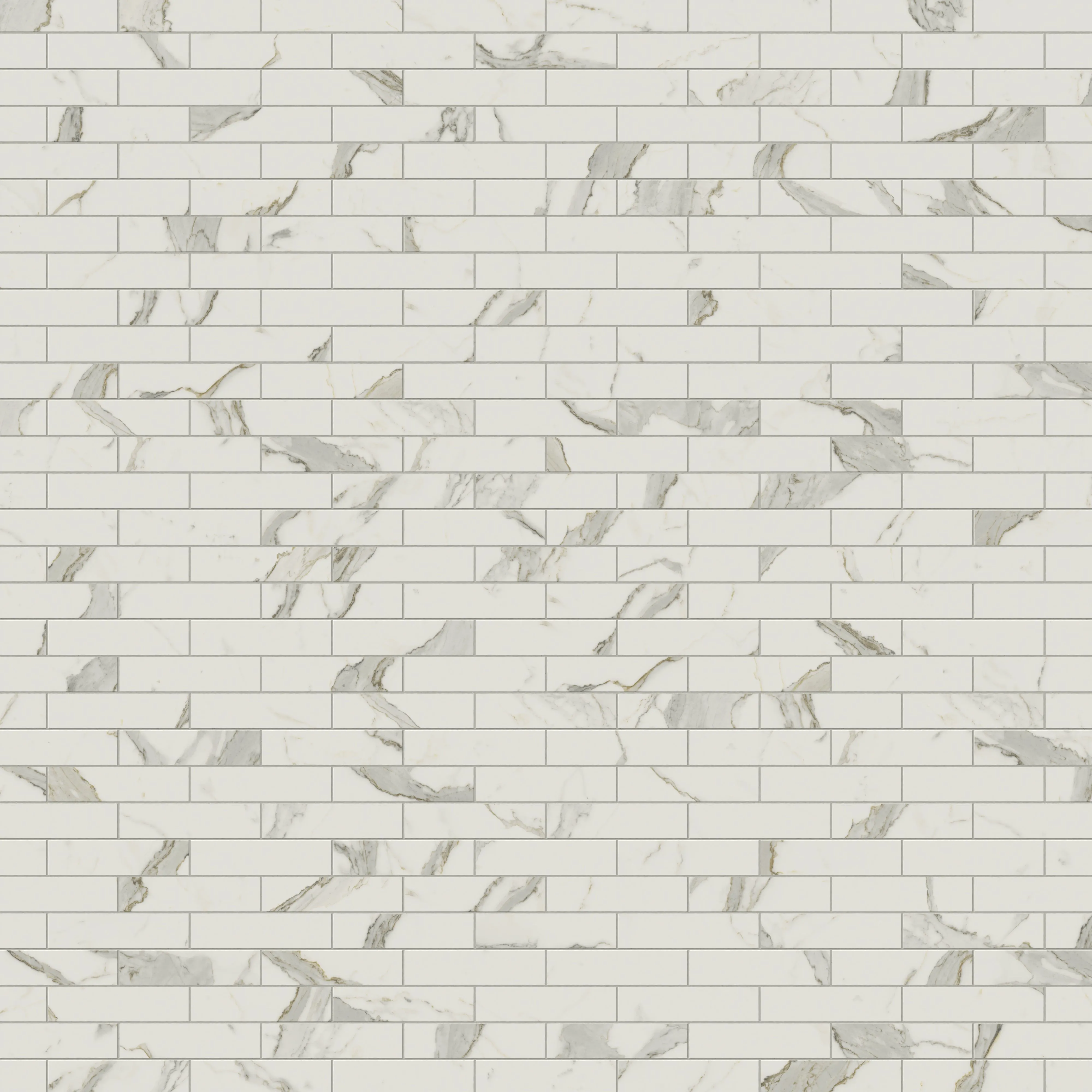 Aniston 3x12 Polished Porcelain Tile in Calacatta Top