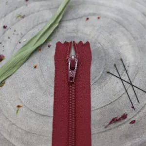 Atelier Brunette 40cm invisible zip -  Amarante