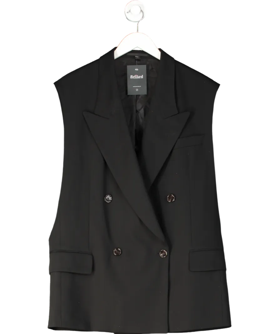 BOSS Black Sleeveless Double Breasted Sleeveless Blazer UK S