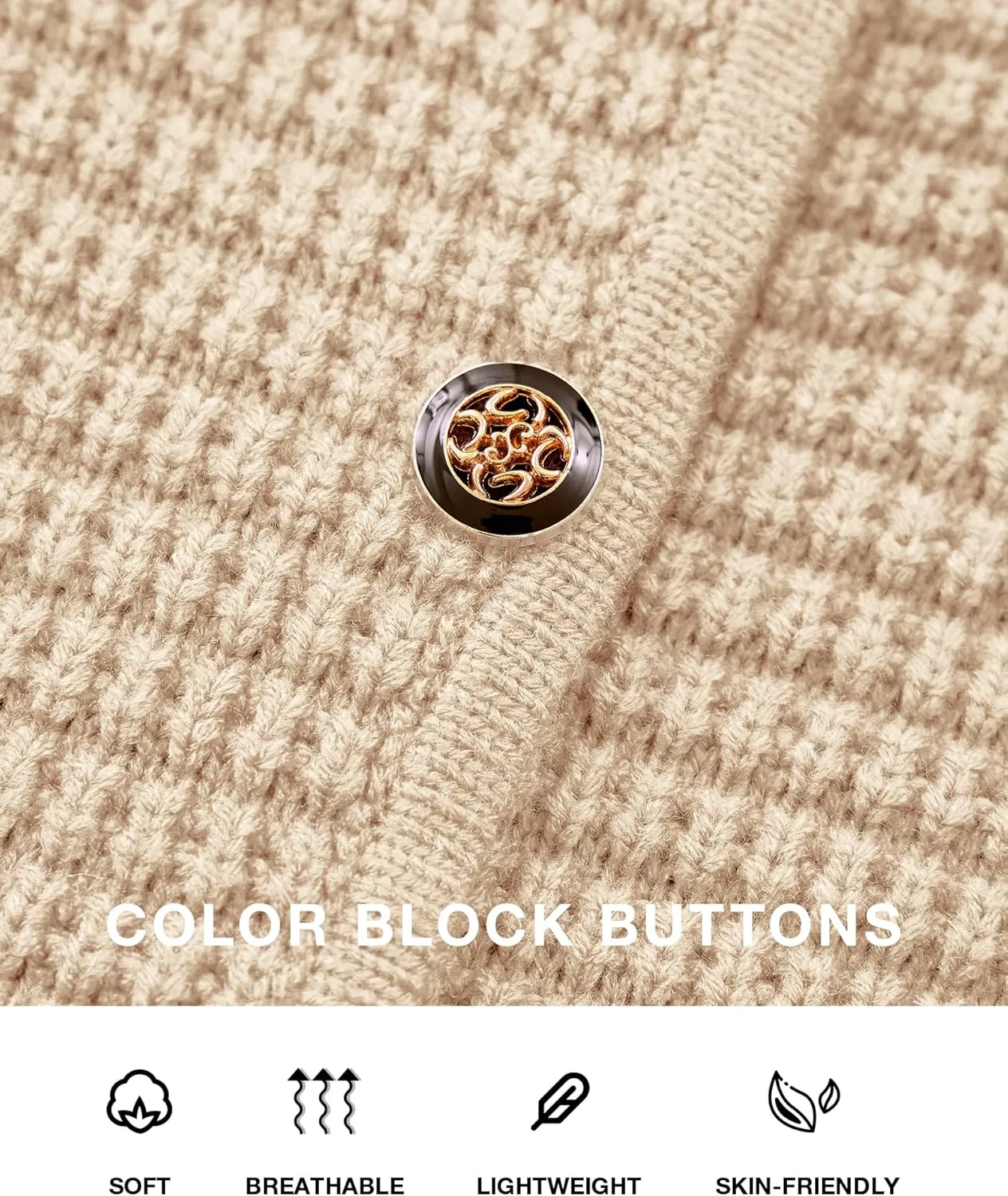 BTFBM Women Cardigan Sweaters Fall Fashion 2024 Button Down Long Sleeve Chunky Knit Open Front Tweed Jacket Outerwear