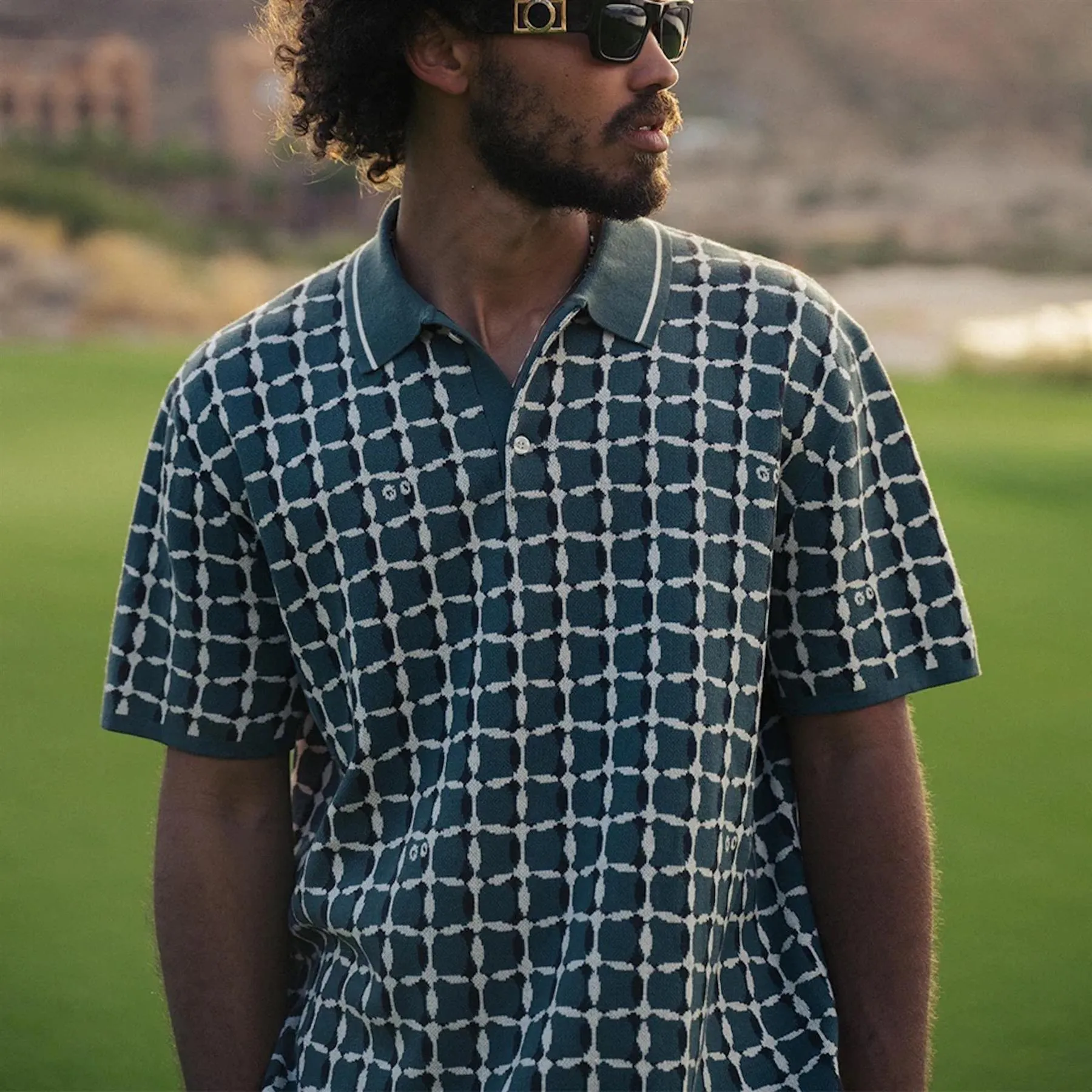 Bucket Weave Polo Bistro Green - SU24