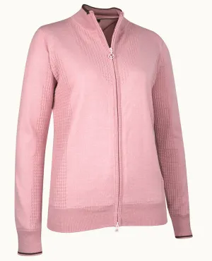 CALLAWAY Windstopper Merino Lined Sweater C0B0 Pink Nectar