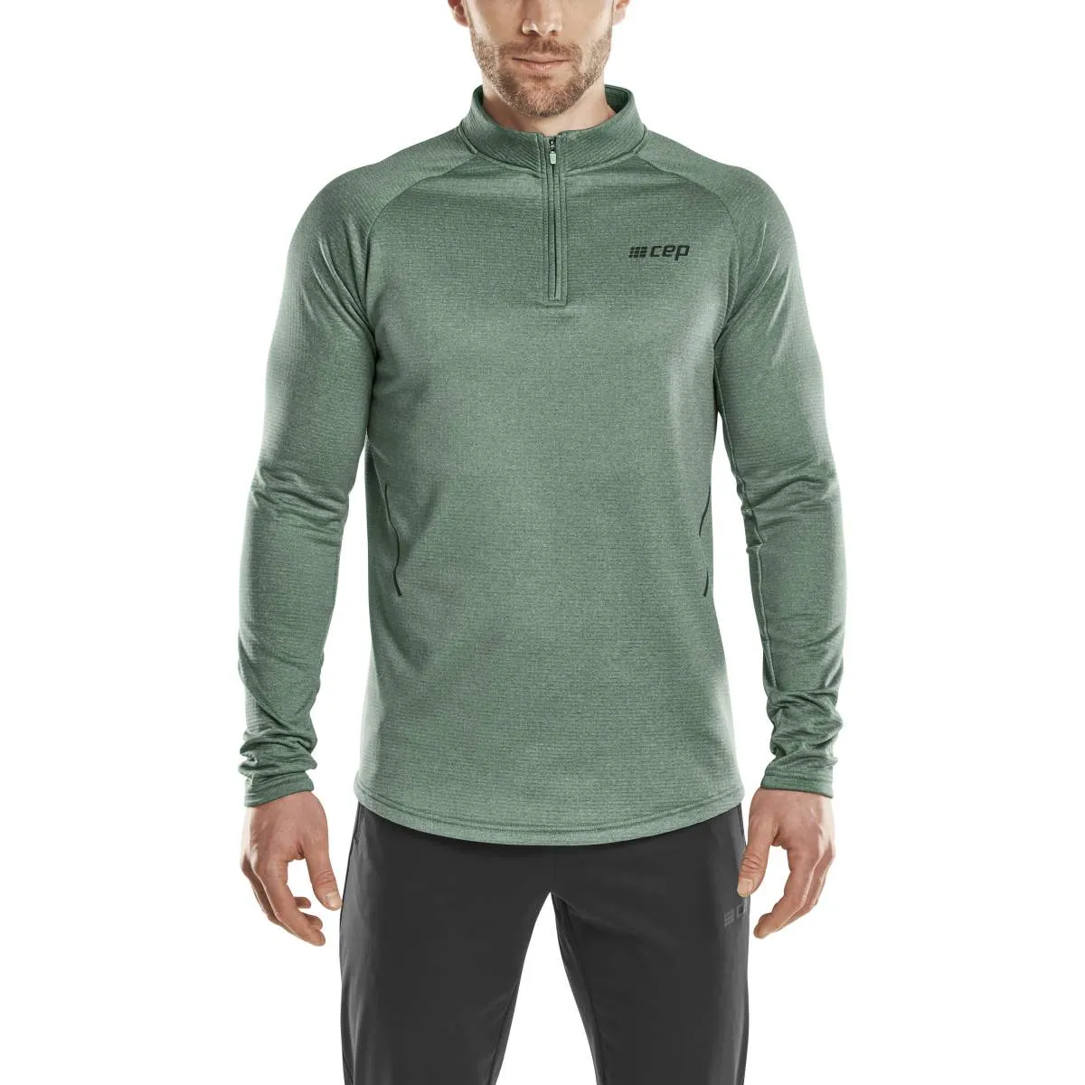 CEP CEP cold weather zip shirt, long sl 372 green