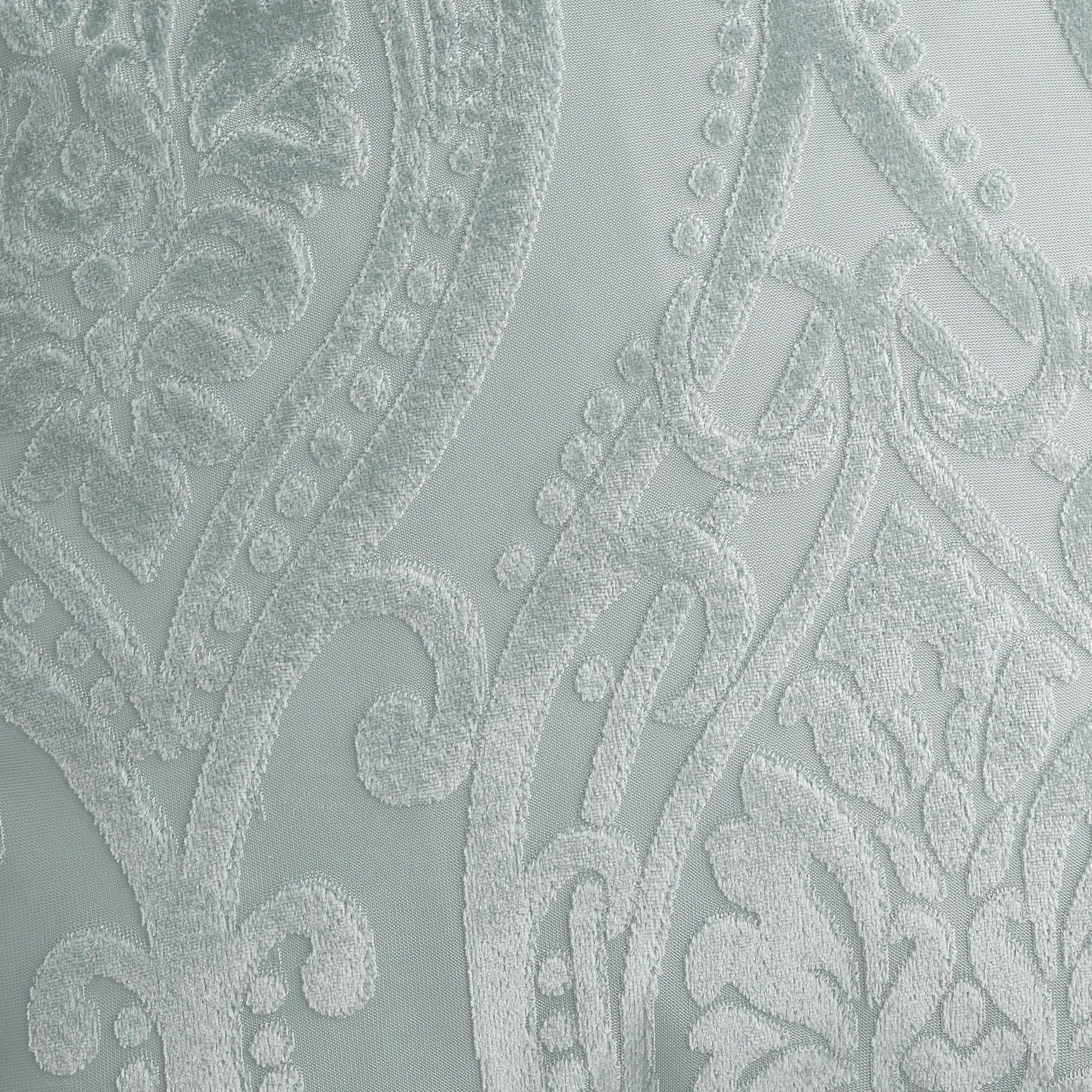 Chateau Pair of Eyelet Curtains by Curtina in Duck Egg