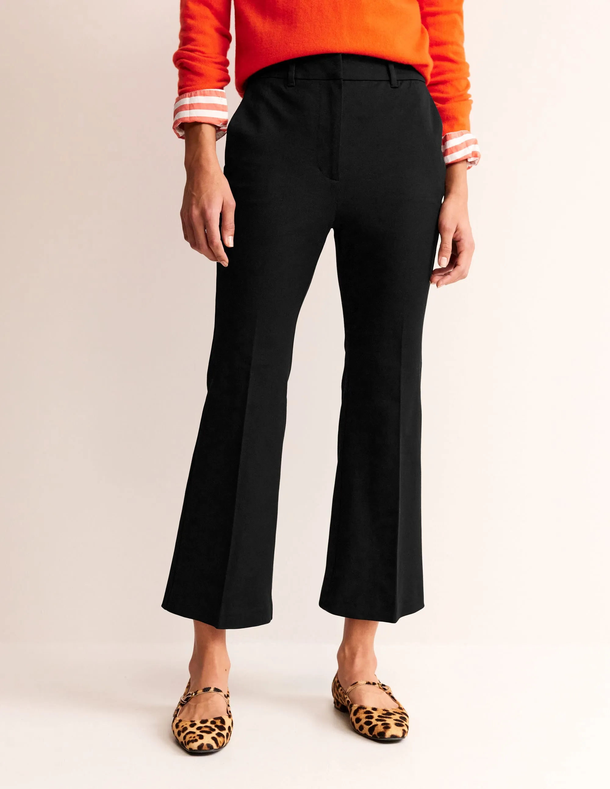 Chelsea Bi-stretch Trousers-Black