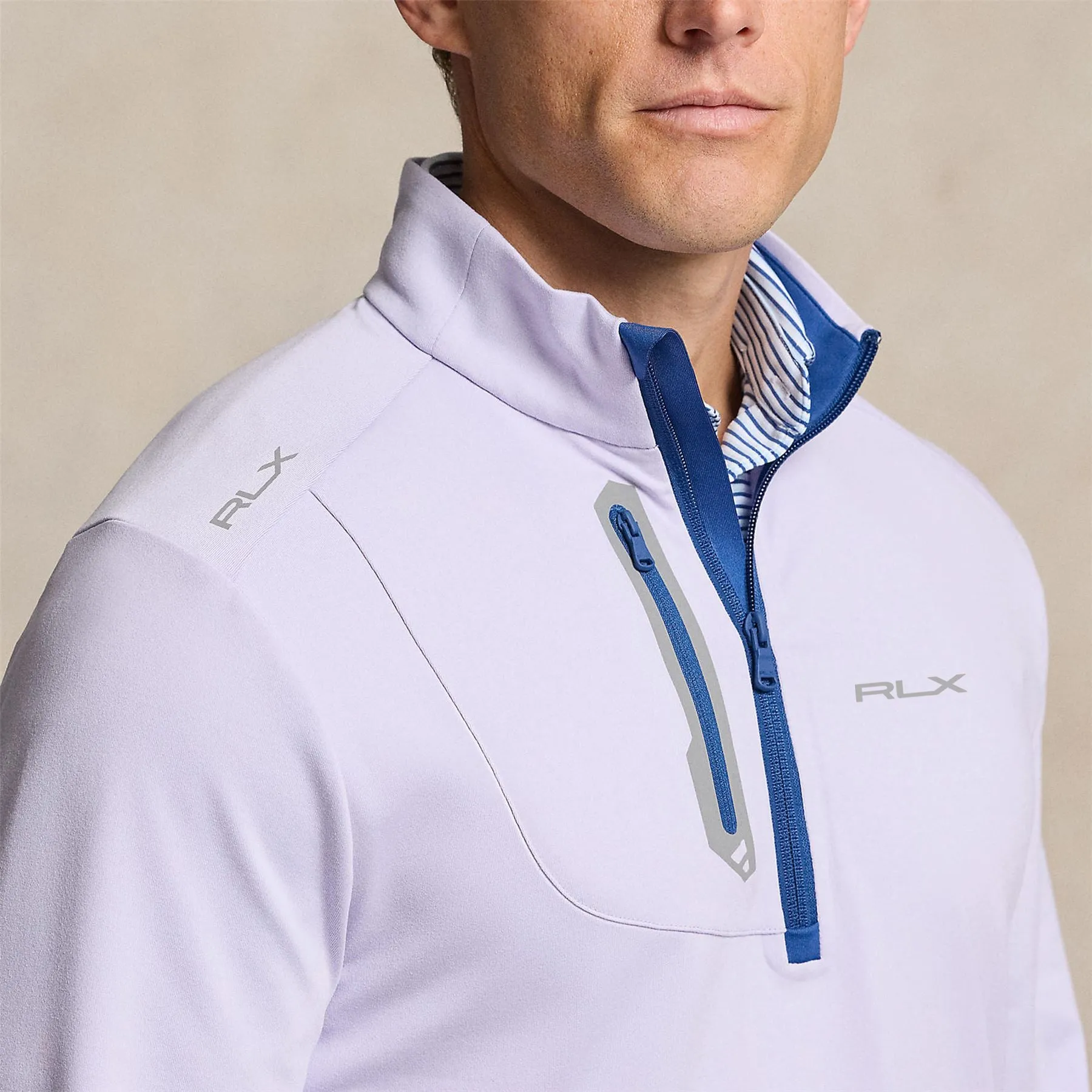 Classic Fit Luxury Jersey Pullover Flower Purple - SS24