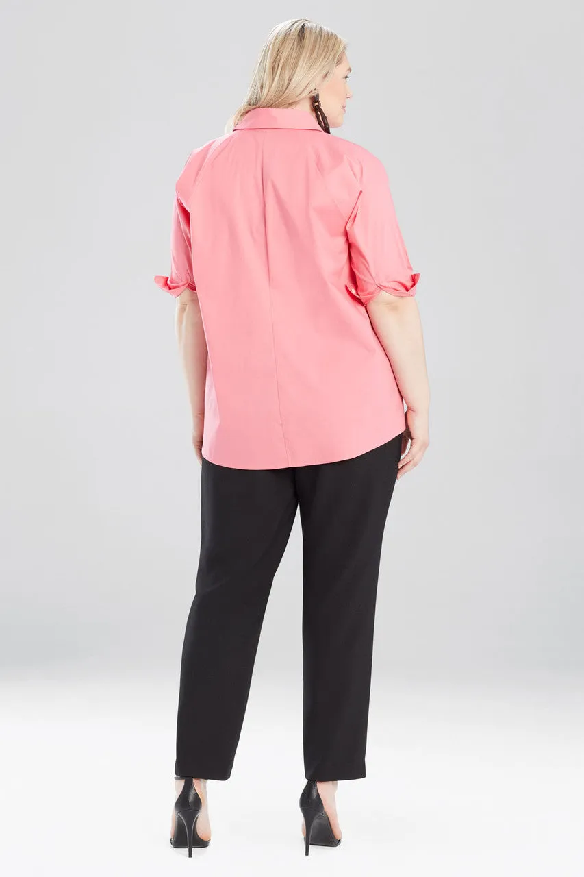 Cotton Poplin Oversized Top