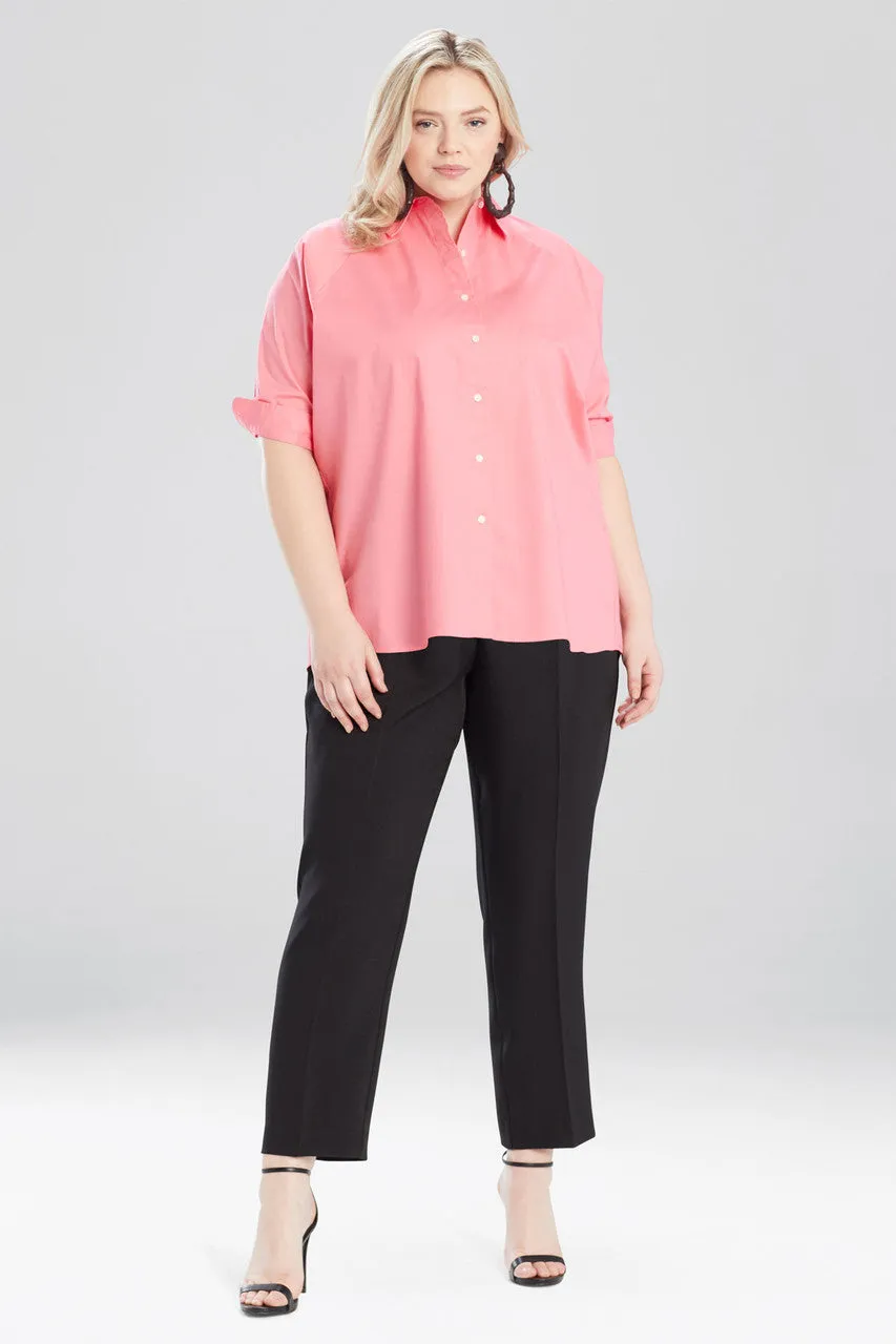 Cotton Poplin Oversized Top
