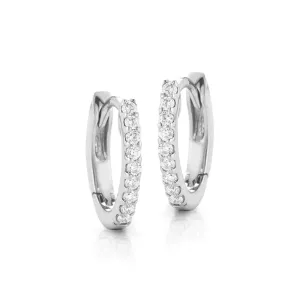 Dana Rebecca Designs DRD Diamond Huggies - White Gold