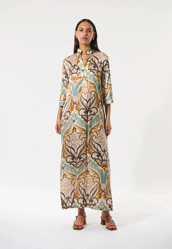 Dea Kudibal Stretch Silk Helga Kimono Dress - Artistic Spice