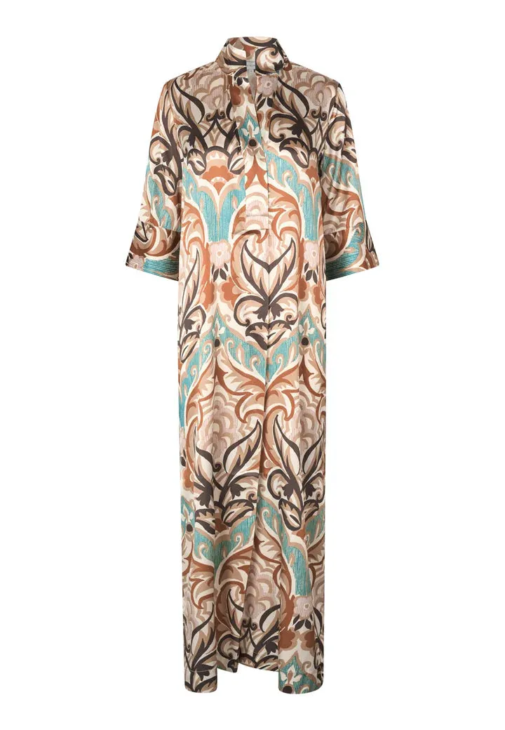 Dea Kudibal Stretch Silk Helga Kimono Dress - Artistic Spice