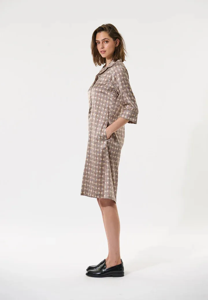 Dea Kudibal Stretch Silk Svea Apostle Shift Dress
