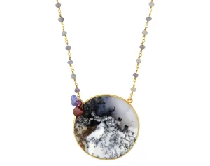 Dendritic Opal 18" Necklace