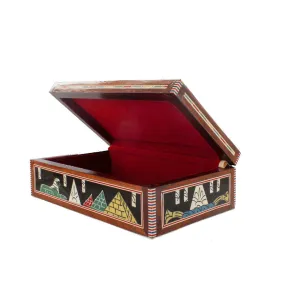 Egyptian Mother of Pearl Inlay Box Ancient Egyptian Design
