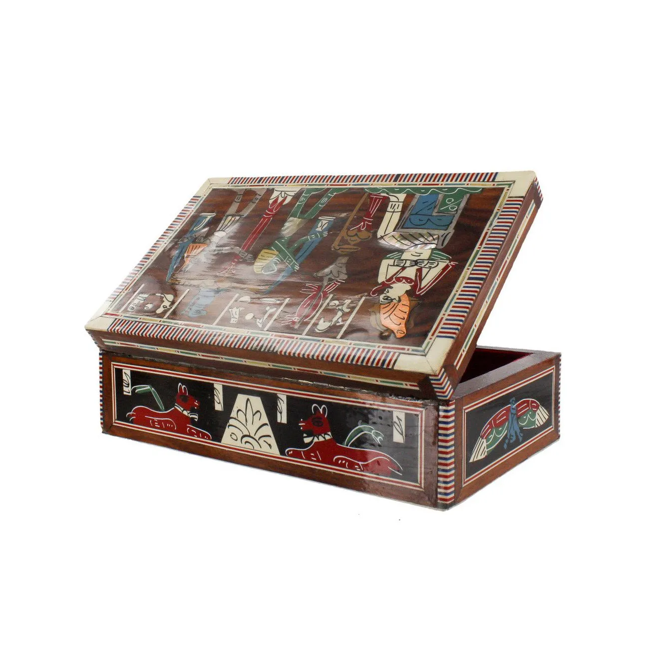 Egyptian Mother of Pearl Inlay Box Ancient Egyptian Design