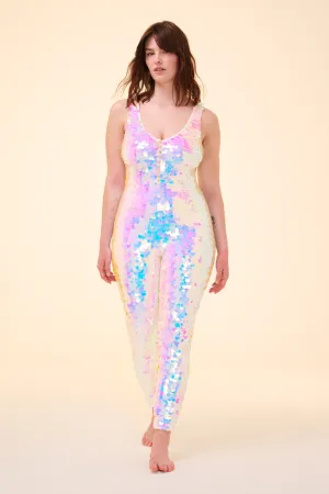 ELECTRA SEQUIN JUMPSUIT - OPAL '24
