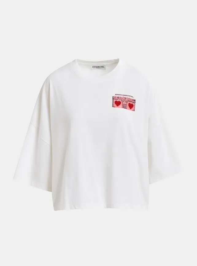 Hadio Embroidered T-Shirt