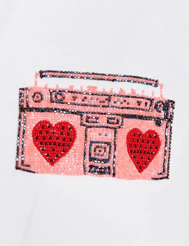 Hadio Embroidered T-Shirt