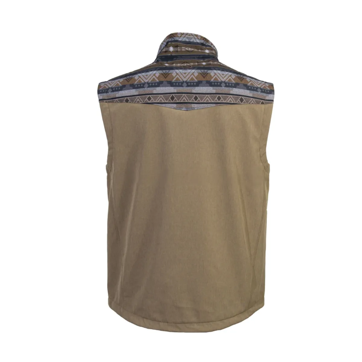 Hooey Youth Boy's Aztec Tan & Brown Softshell Vest HV109TNAZ-Y