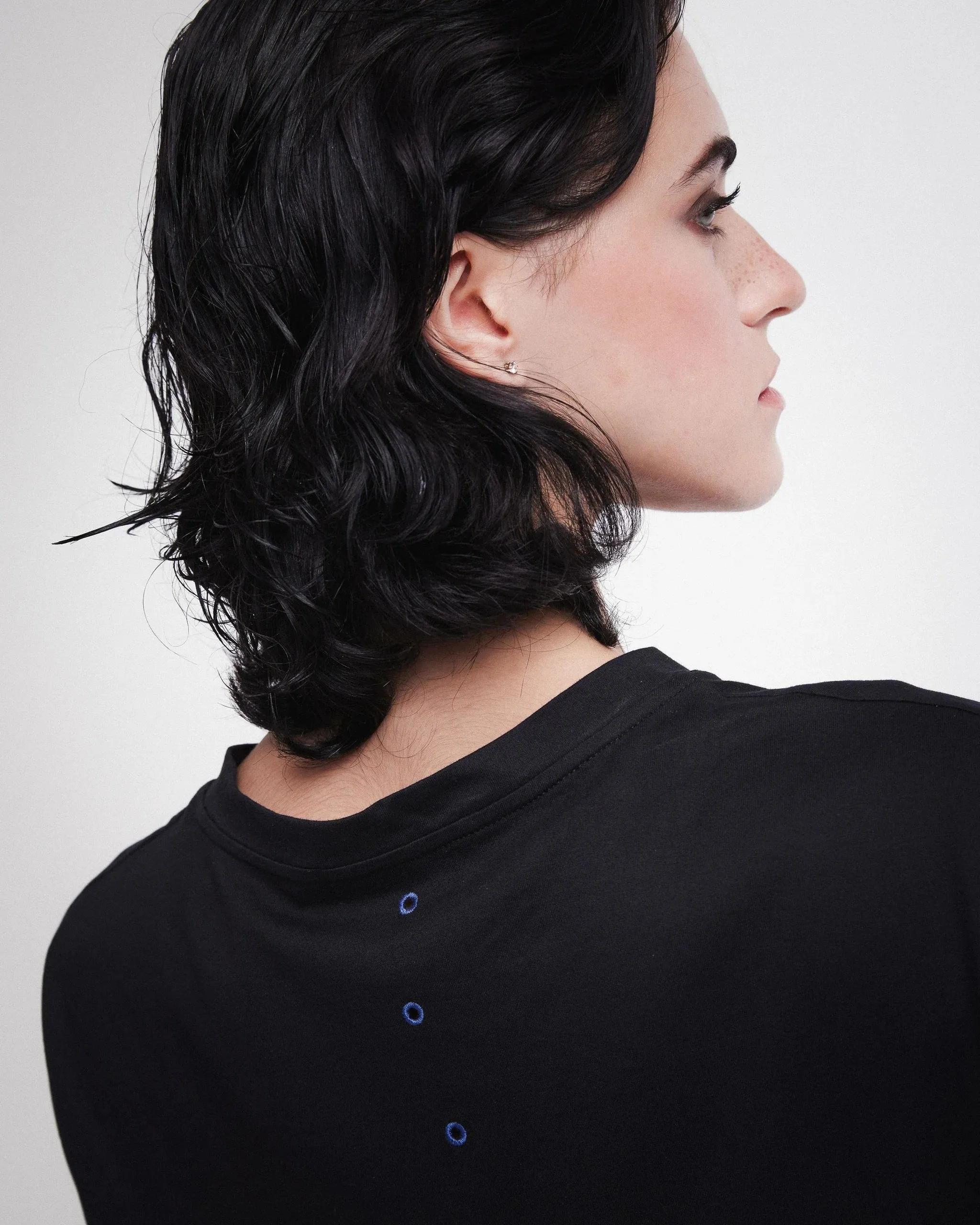 Jersey T-Shirt with Silk Screen Printing PR456100 Black
