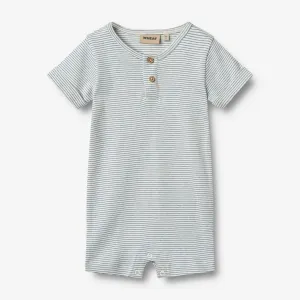 Jumpsuit S/S Alfred - blue stripe