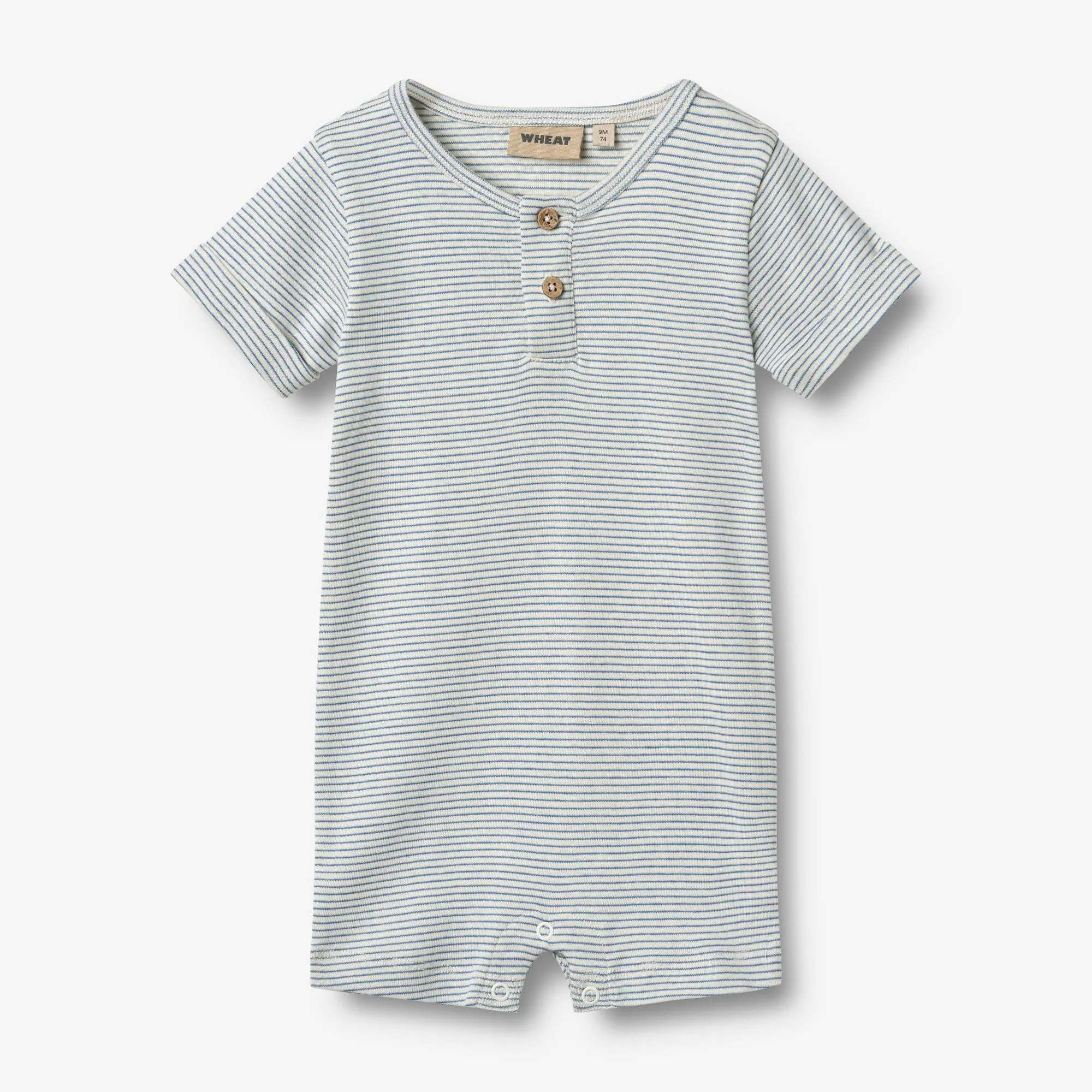 Jumpsuit S/S Alfred - blue stripe