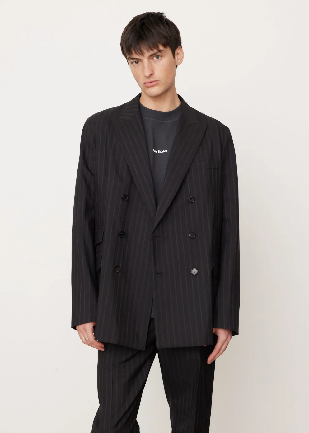 Junit Pinstripe Double Breasted Suiting