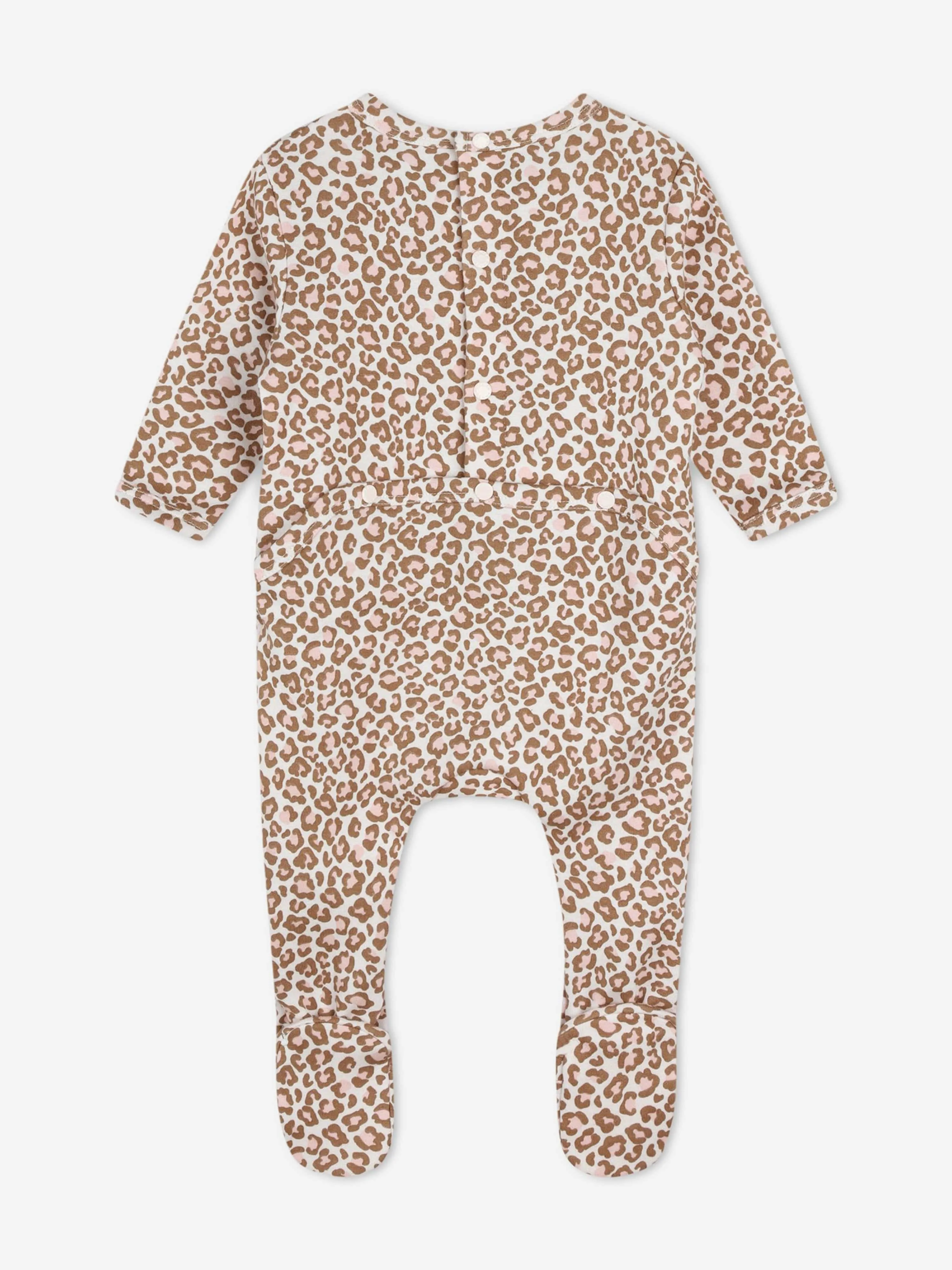 KENZO Baby Girls Leopard Babygrow in Pink