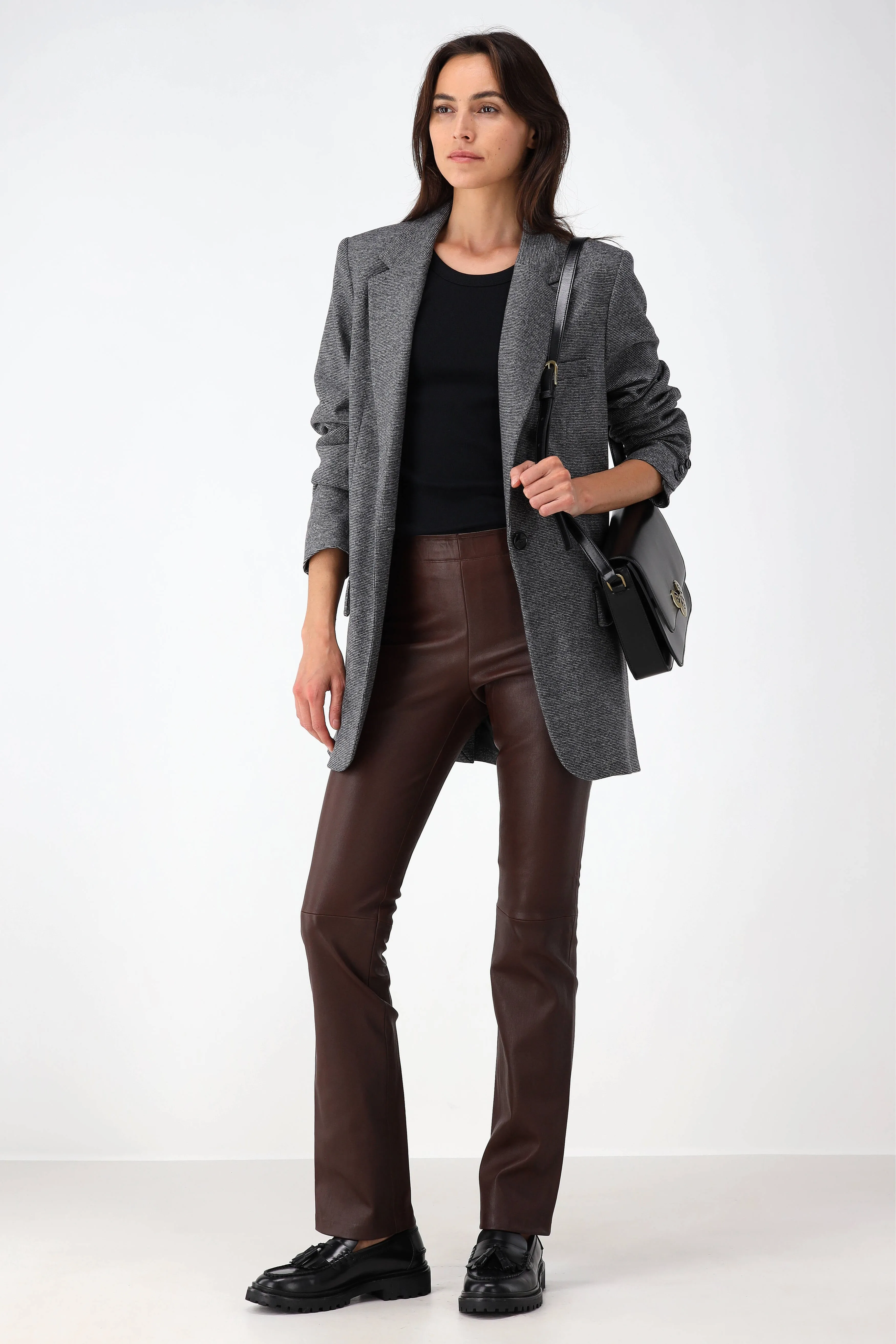 Lederhose JP Long in Moka