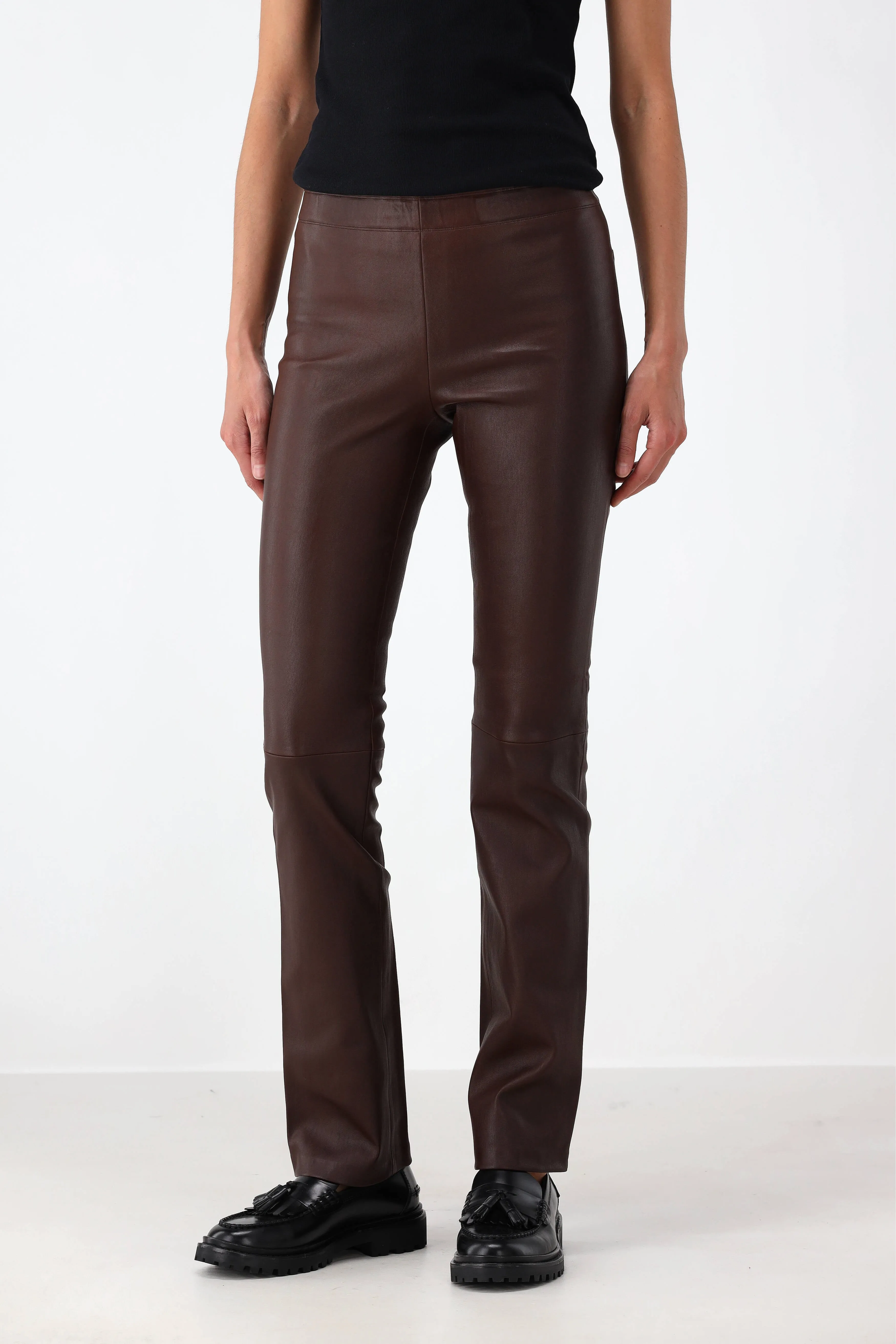 Lederhose JP Long in Moka