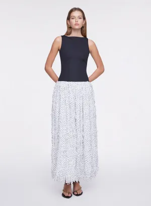 LENI DRESS (SPOT FRINGE)