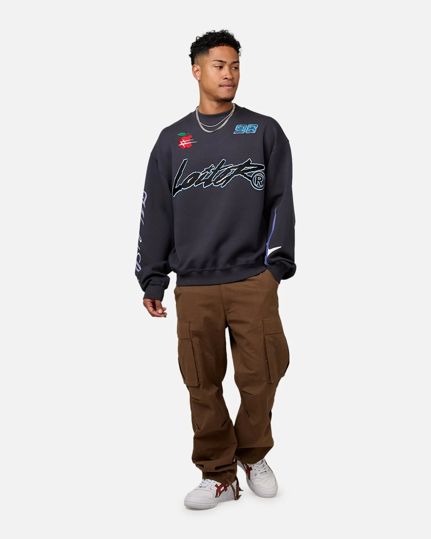 Loiter World Series Crewneck Navy
