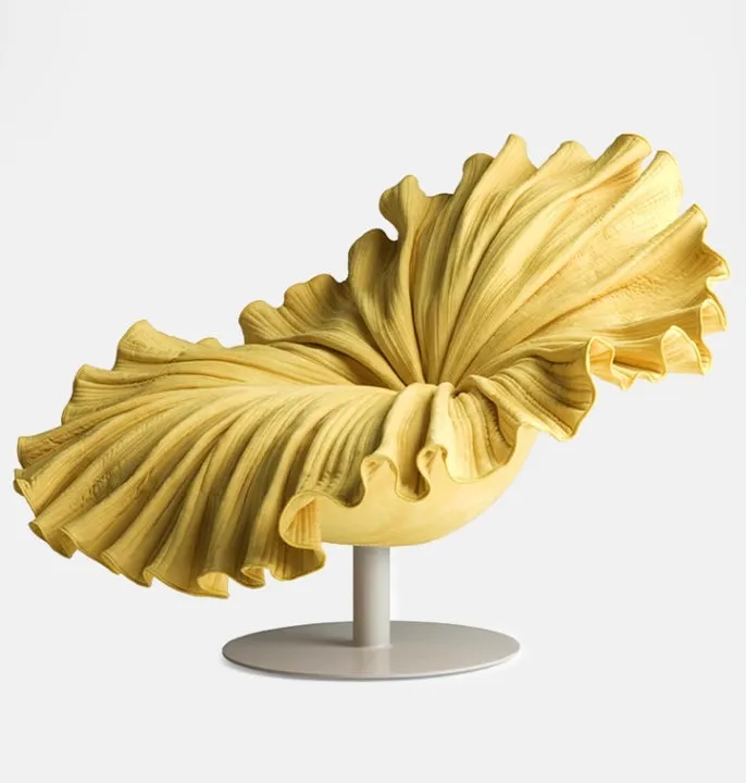 Lotus Leaf Bloom Armchair