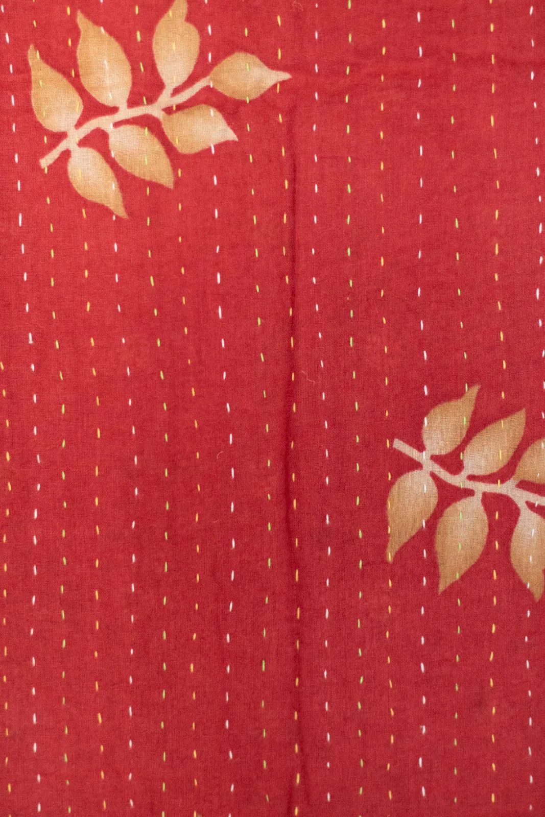 Lyrical Kantha Throw